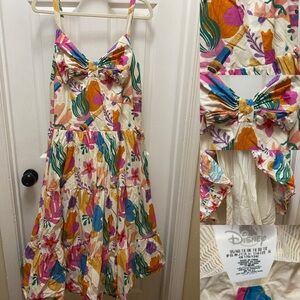 Disney Orange and Blue Sleeveless Sundress